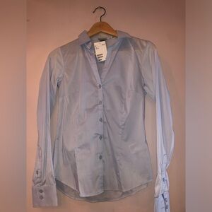 H&M Button Down - baby blue